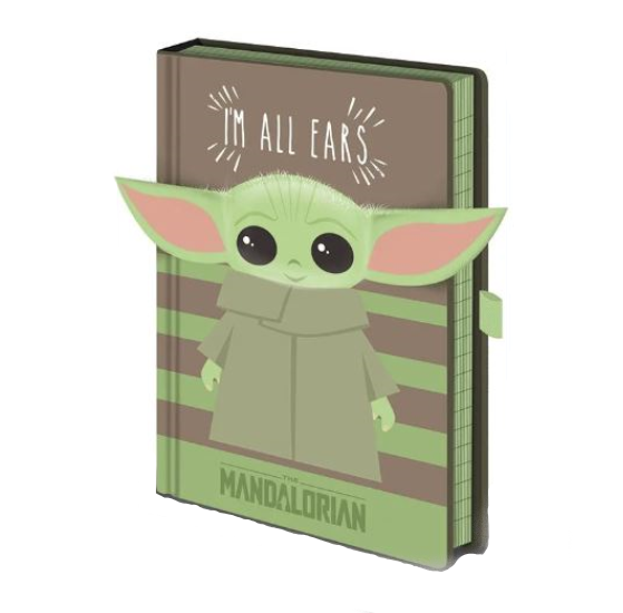 Quaderno A5 Star Wars The Mandalorian I'M All Ears - Sr73280 Quaderno A5 Star Wars The Mandalorian I'M All Ears - Sr73280
